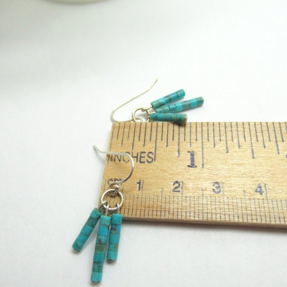 Turquoise Dangle earrings - Picture 8 of 9